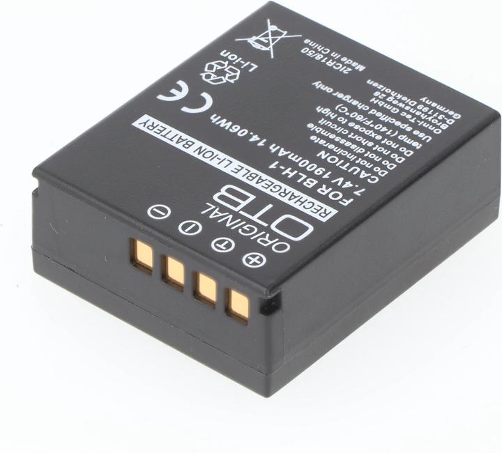 Produktbild AccuCell Akku Olympus BLH-1, E-M1 Mark II, Batteriegriff HLD-9 (Kamera Akku)
