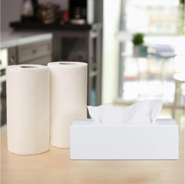 Actual product image Relaxdays White Tissue Box