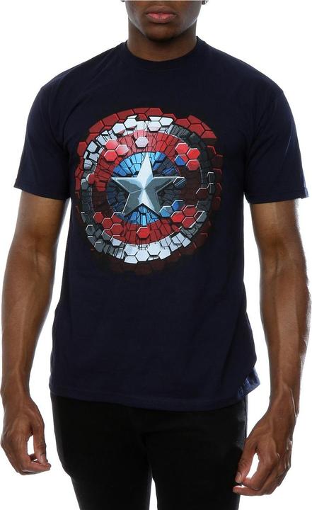 Produktbild Captain America Civil War Hex Shield TShirt (XXL)