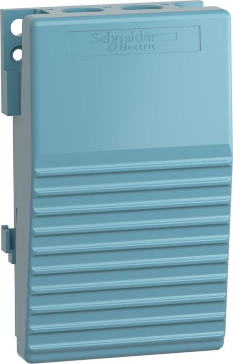 Produktbild Schneider Electric Fussschalter 2Ö+2S blau einstufig