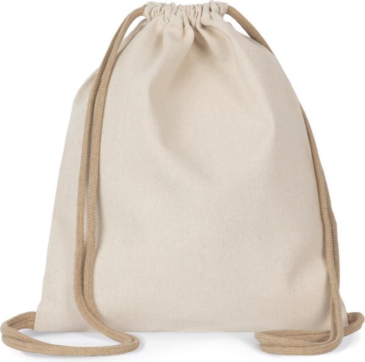Actual product image Kimood Recycled drawstring accessory bag
