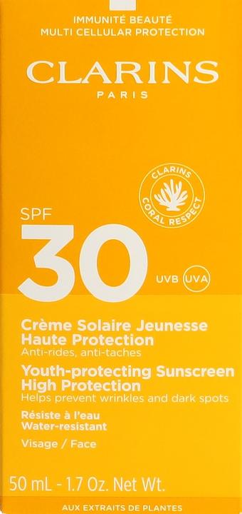 Immagine prodotto Clarins Crema solare per il viso SPF 30 (Crema solare viso, SPF 30, 50 ml, 73 g)