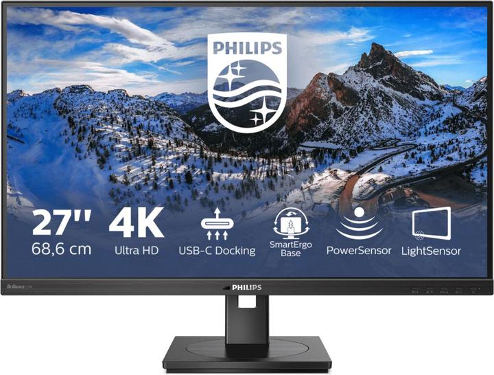 Philips 279P1/00 27" UHD IPS VERFÜGT über USB-C/DP/HDMI PD 65W (3840 x 2160 Pixel, 27")