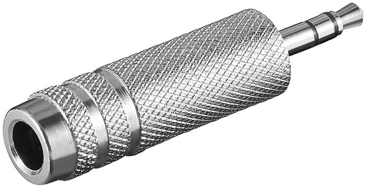 Image du produit Goobay Adaptateur pour casque AUX, jack 3,5 mm vers 6,35 mm (Adaptateur angulaire)