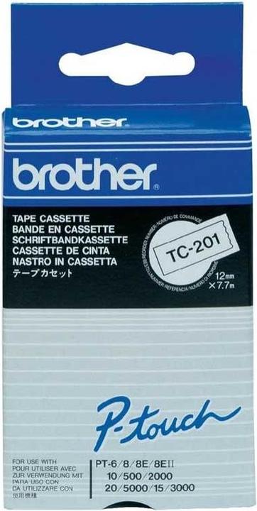 Brother Tc-201 (1.20 cm, Noir)