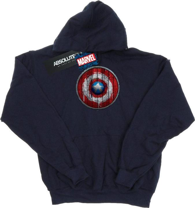 Captain America Wooden Shield Kapuzenpullover