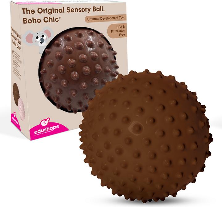 Edushape - Sensory Ball - 18 Cm - Brown - Without air (E705176Dbr)