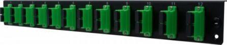 Produktbild Dexlan 19" 1U Fiber Optic Front panel preassembled 12x SC APC SM Duplex
