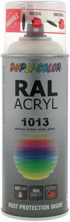 Image du produit Dupli-Color Peinture acrylique brillant RAL 1013 blanc perlé (Blanc nacré, 0.40 l)