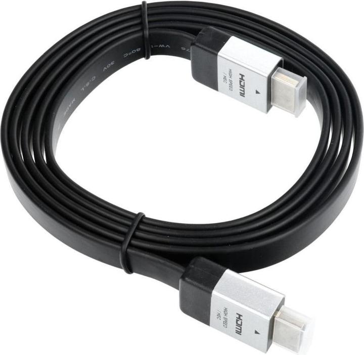 Image du produit OEM Cable Cable HDMI to HDMI 4K 60Hz High Speed with Ethernet ver. 2.0 1,5 m black (1.50 m, HDMI)