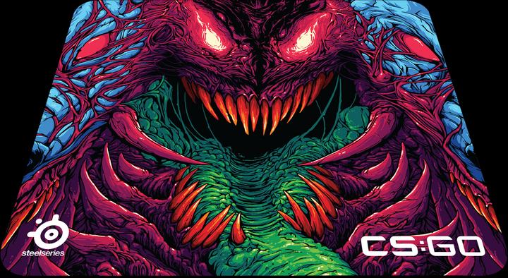 Produktbild SteelSeries QcK+ CS:GO Hyperbeast Edition (L)