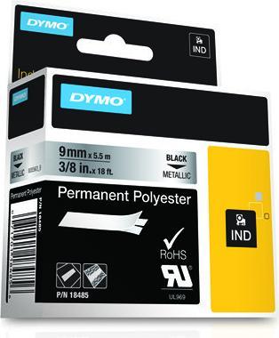 Produktbild Dymo Schriftband 9mm (0.90 cm, Silber)