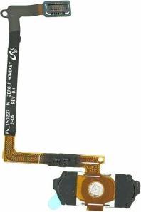 Actual product image OEM Samsung Galaxy S6 Home Button Flex Cable Black (Galaxy S6)