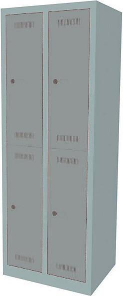 Immagine prodotto Bisley Armadio MonoBloc™ Armadio, a doppio piano (61 x 50 x 170 cm)