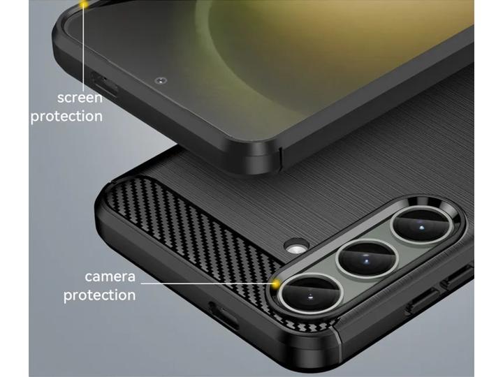 Actual product image Screenguard Carbon Brushed Soft TPU (Samsung Galaxy S24)