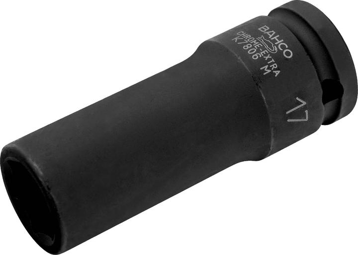 Produktbild Bahco 1/2" Kraft-Steckschlüssel-Einsatz, lang, Sechskant, 30 mm, phosphatiert (30 mm)