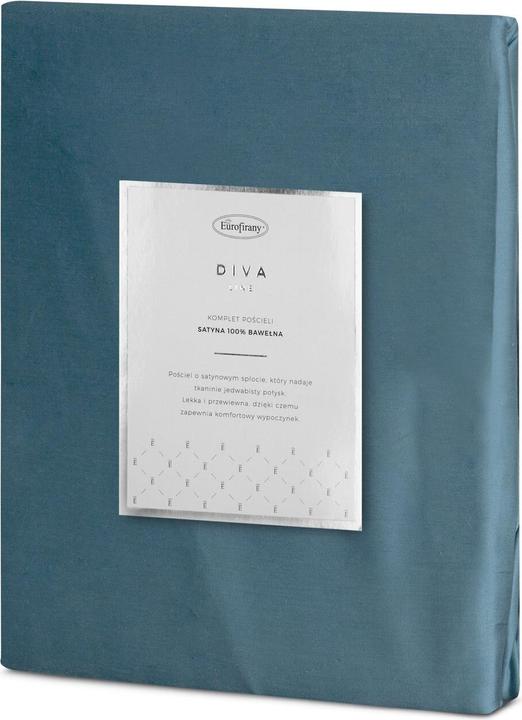 Actual product image Eurofirany DIVA LINE DINA High quality cotton satin single color bedding set, 220 X 200 cm, 2 pcs. 70 X 80 cm (Duvet cover, 220 x 200 cm)