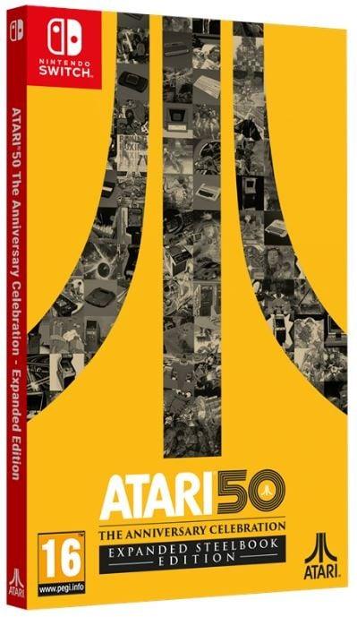 Actual product image Atari 50: The Anniversary Celebration (Expanded Steelbook Edition) (Switch, Switch Lite, Switch OLED)
