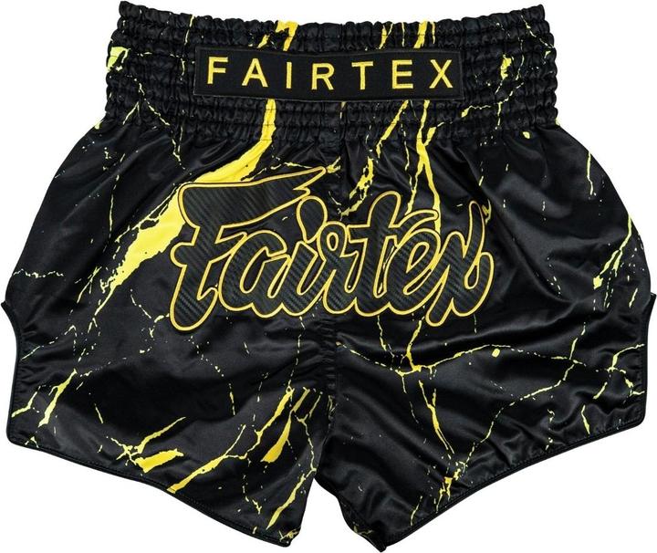 Fairtex Muay Thai Shorts Black Marble (S)