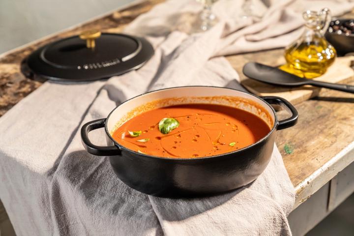 Image du produit Ballarini Cocotte BELLAMONTE 37 cm ovale 9,5 litres en fonte noire (37 cm, Cocotte + faitout, Fonte)