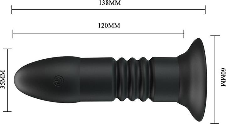 Produktbild Pretty Love Magic Jingers vibrierender/stoÃender Butt Plug