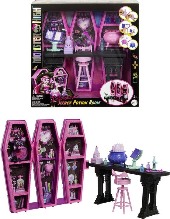 Produktbild Monster High Draculaura Geheimniss Zaubertränke Zimmer Spielset
