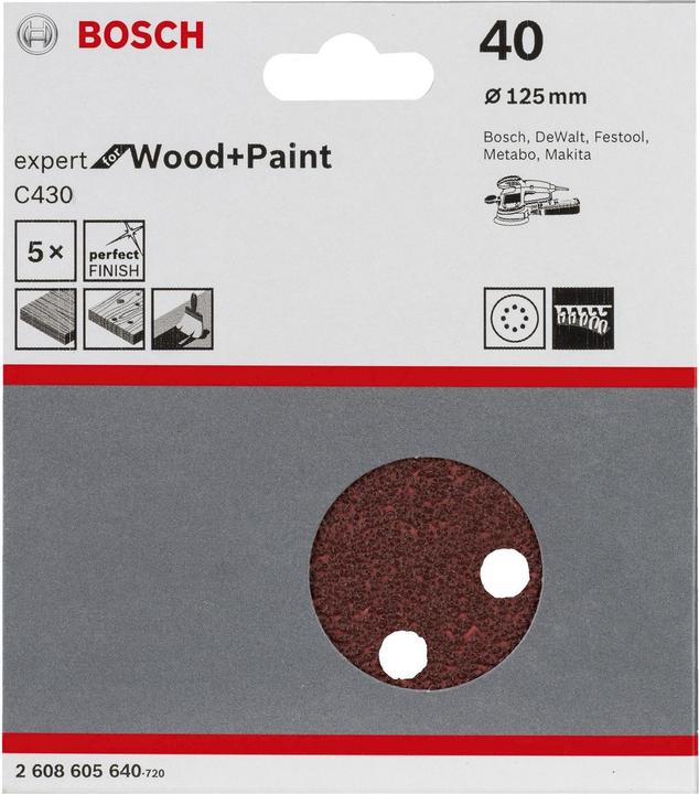 Actual product image Bosch Professional Zubehör Sanding sheet C430 (40)