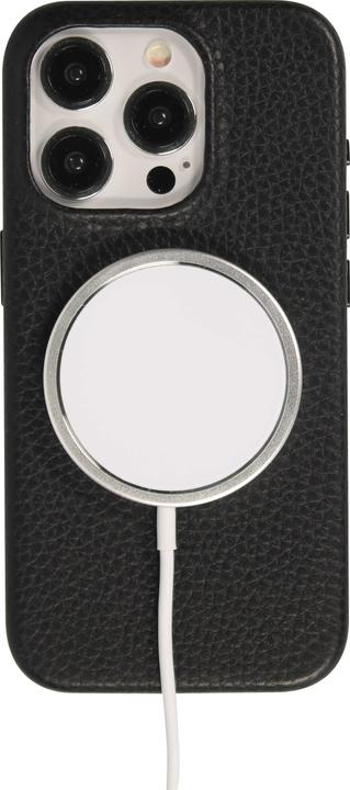 Image du produit PhoneLook Coque Cuir de veau luxe grainé intégral avec boutons métalliques et MagSafe (Apple iPhone 14 Pro Max)