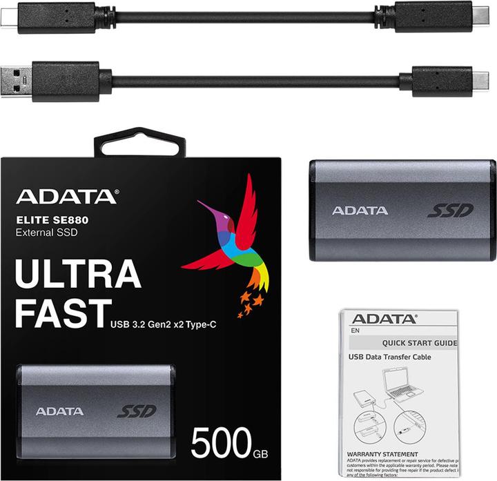Actual product image Adata SE880 (500 GB)