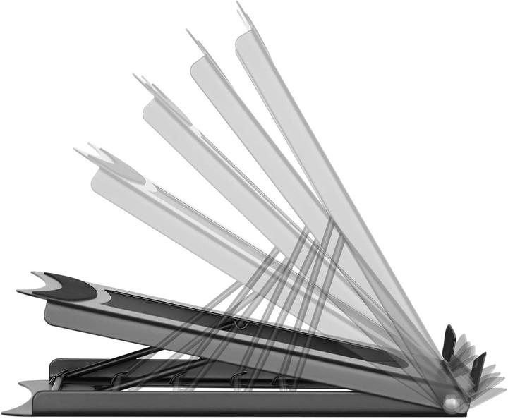 Immagine prodotto Digitus DA-90368 Computer portatile pieghevole in acciaio