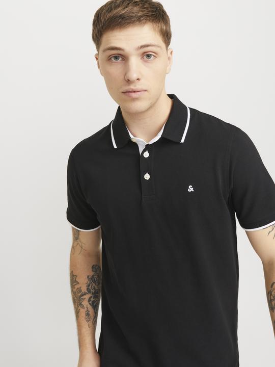 Produktbild Jack & Jones Einfarbig Polokragen Poloshirt Poloshirt (M)