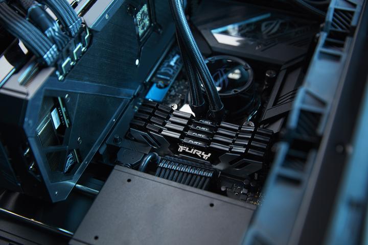 Image du produit Kingston 48GB 8800MT/s DDR5 CL42 CUDIMM Kit of 2 FURY Renegade Silver (2 x 24 Go, 8800 MHz, RAM DDR5, CU-DIMM)