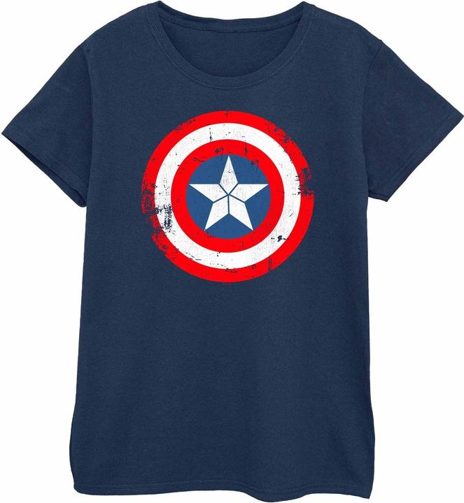 Captain America Civil War Distressed Shield TShirt (S)