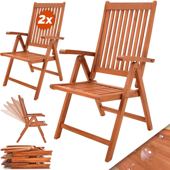 Produktbild Casaria Gartenstuhl Holz