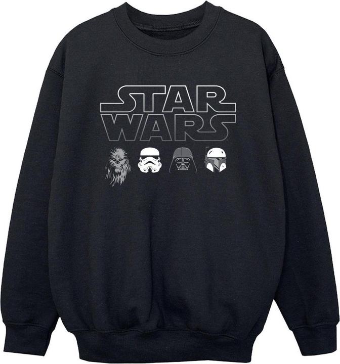 Star Wars Character Heads Sweatshirt Jungen