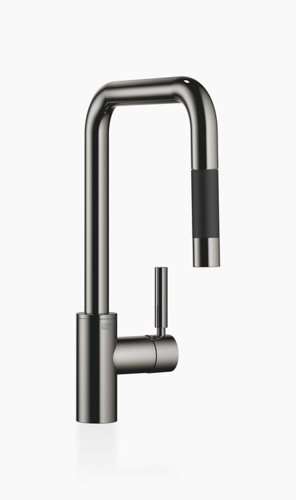 Produktbild Dornbracht META Square Küchenarmatur, Einhebelmischer, Pull-down, mit Brausefunktion, Ausladung 200