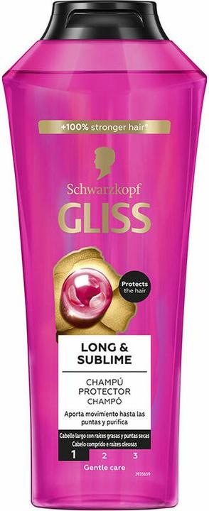 Actual product image Schwarzkopf Gliss Long Sublime Shampoo 400 Ml (400 ml, Liquid shampoo)