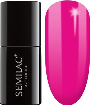 Productafbeelding Semilac UV Hybride hibridinis lakas 121 Ruby Charm 7ml (Semi-permanente vernis)