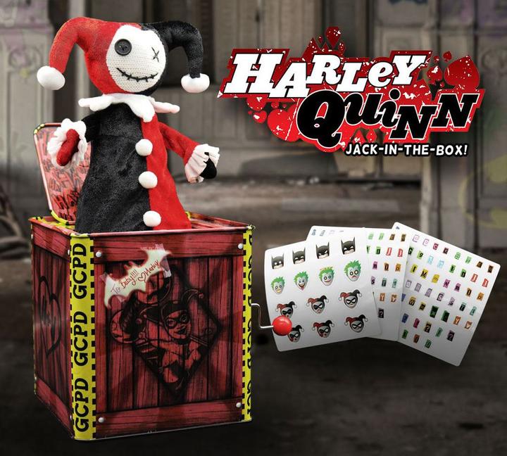 Produktbild Geek X DC Comics “Springteufel Harley Quinn” Spieluhr