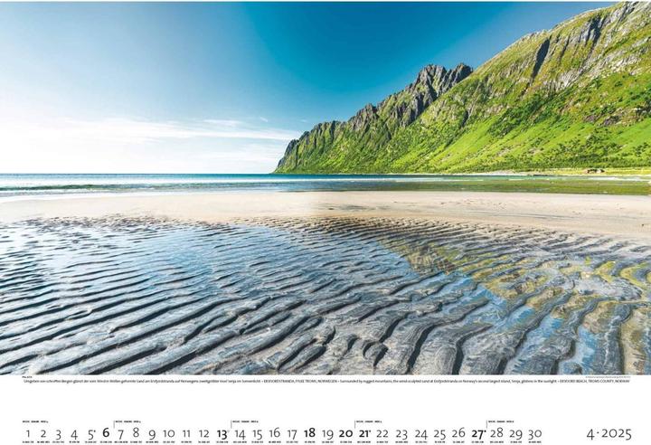 Image du produit Paradis sur Terre 2025 - Calendrier photo 70x50 cm - Nature & Paysage - calendrier mural de haute (50 x 70 cm, Couverture rigide, Allemand, Français, Anglais)