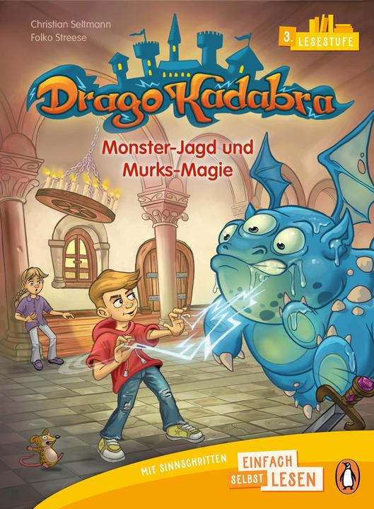 Actual product image Penguin JUNIOR – Einfach selbst lesen: Drago Kadabra. Monster-Jagd und Murks-Magie (Lesestufe 3) (German, Christian Seltmann, 2024)