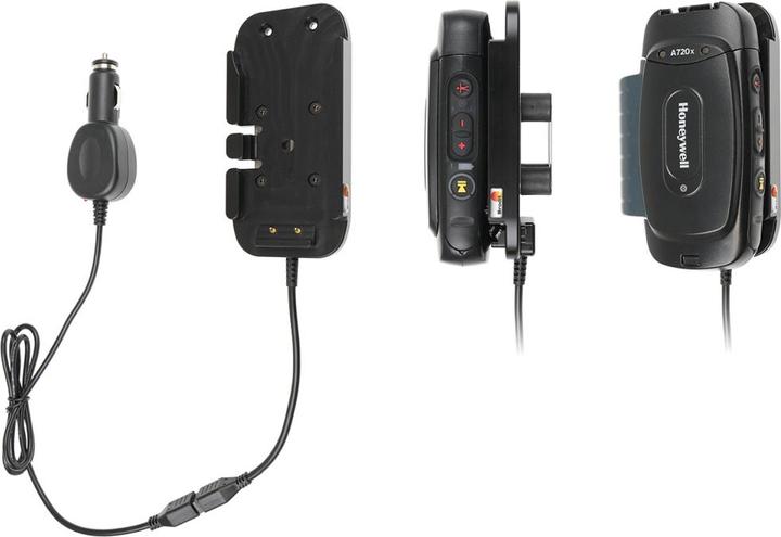 Produktbild Brodit Halter Aktiv, 12/24V, für HONEYWELL A720x, mit Schwingungsdämpfern