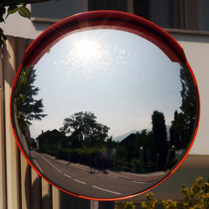 Produktbild Wiltec Verkehrsspiegel 58cm Sicherheitsspiegel Panoramaspiegel Überwachungsspiegel
