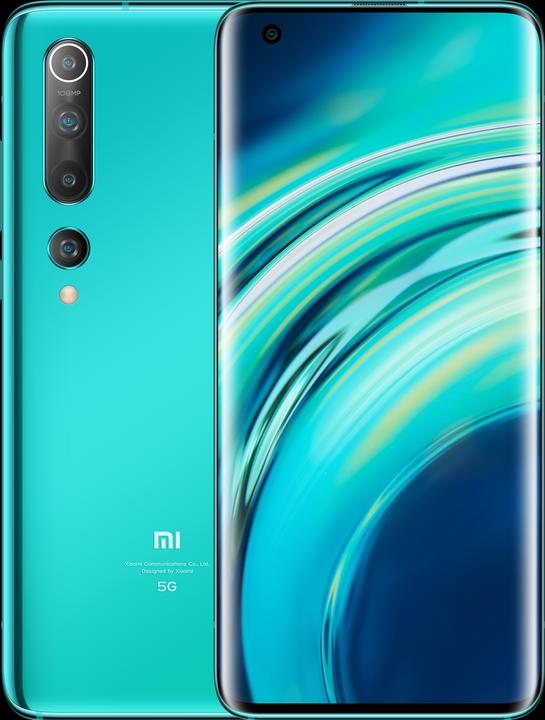 Actual product image Xiaomi Mi 10 (128 GB, Coral Green, 6.67", Single SIM, 108 Mpx, 5G)