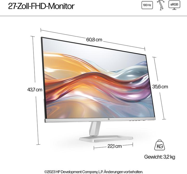 Actual product image HP Series 5 527 (1920 x 1080 pixels, 27")