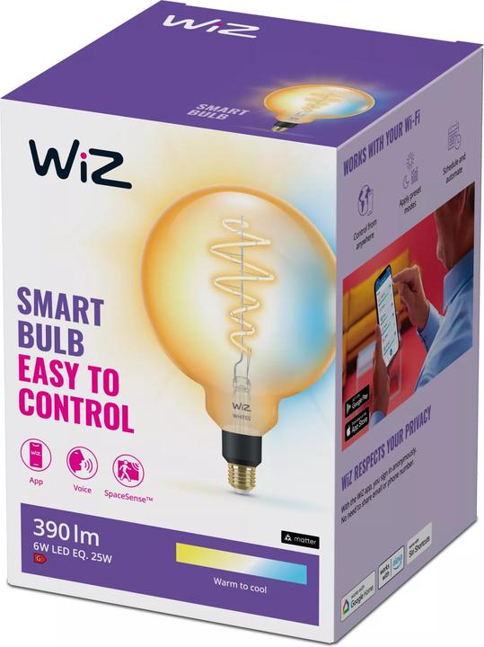 Actual product image WiZ Vintage (E27, 6.50 W, 390 lm, 1 x, E)