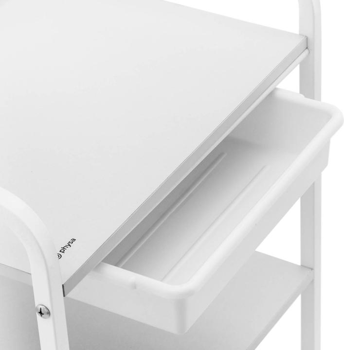 Produktbild Physa Kosmetikwagen Arbeitswagen Beistellwagen Schublade 3 Ablagen 80 kg
