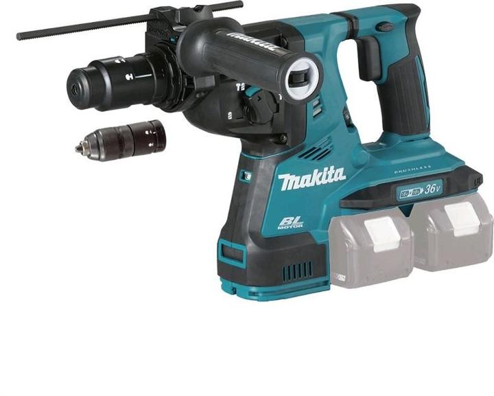 Produktbild Makita SDS-PLUS BOHR- UND LEITHAMMER 2x18V 2,9J OHNE AKKUS UND LADEGERÄT AVT DHR283ZU (Akkubetrieb)