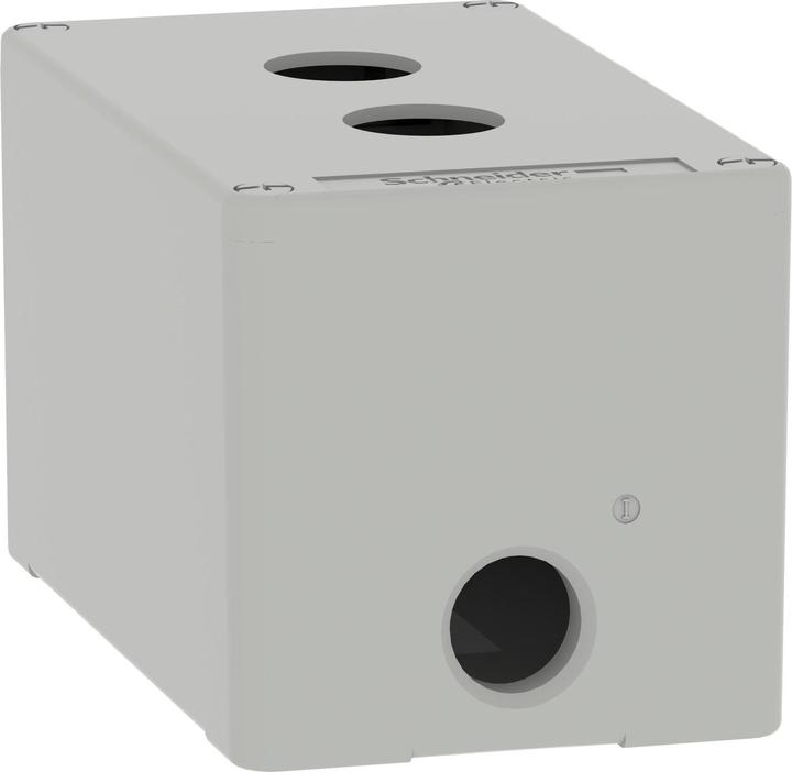 Produktbild Schneider Electric XAPD2502 Leergehäuse XAP Metall grau für 2x22mm - CSA (Gehäuse)