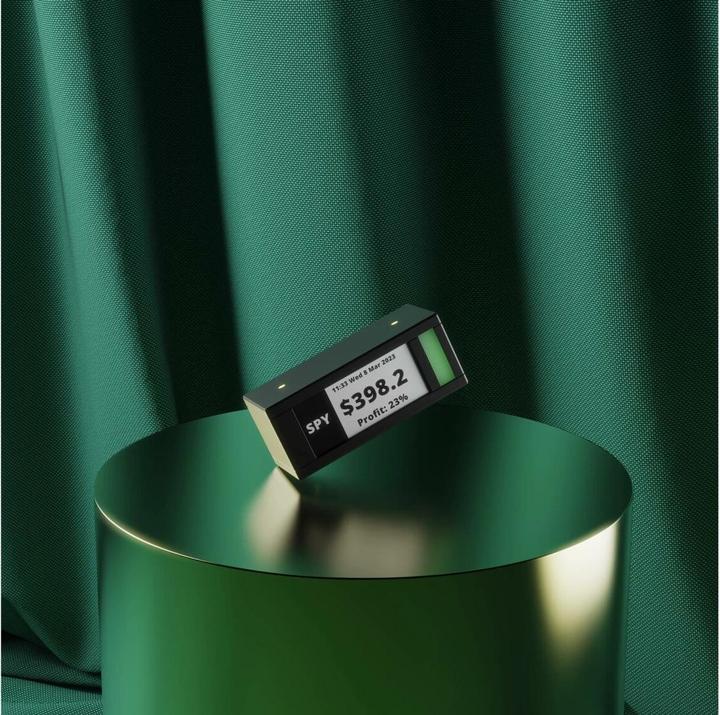 Actual product image TickrMeter Smart display stock ticker